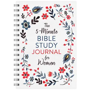 The 5-Minute Bible Study Journal for Women -- Compiled by Barbour Staff - Spiral