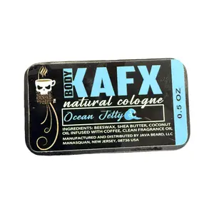 KAFX Body Natural Hard Cologne Ocean Jetty - Unisex Perfume Cologne with Natural Ingredients