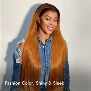 [New In] Wiggins Hair Glueless Honey Bliss Color Straight M Shaped Hairline 6x8 Lace Closure Wigs Human Hair Ready To Go Pre Cut Lace Colored Wig Beginners Friendly