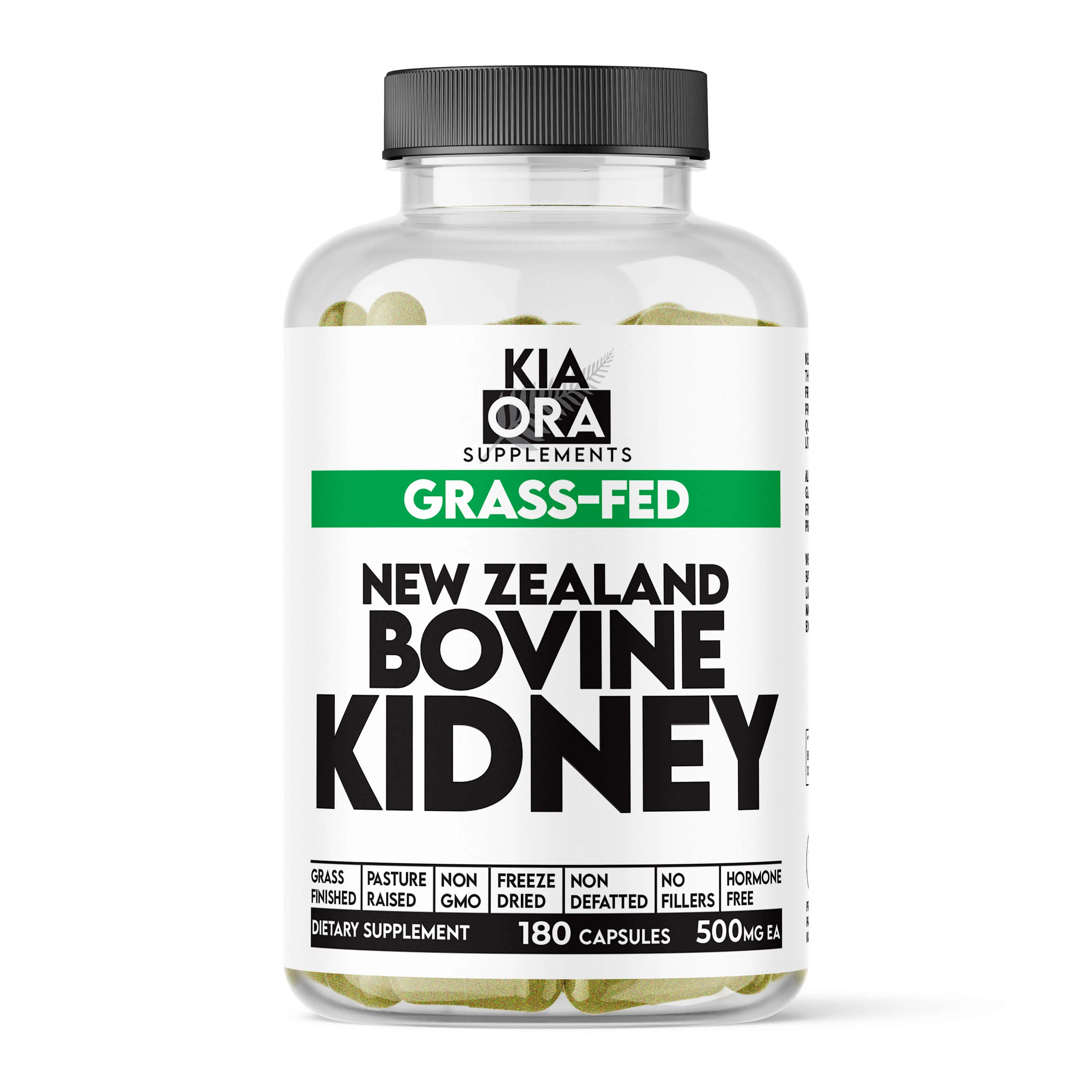 Grass-Fed Bovine Kidney – DAO Enzyme & Histamine Support | Freeze-Dried Organ Supplement for Immune & Detox Health