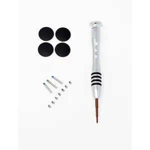Micro Connectors  MacBook Pro Unibody Models Lower Case Replacement Screws and Screwdriver Kit, Magnetic Tip, Rubber Feet, A1278-A1297