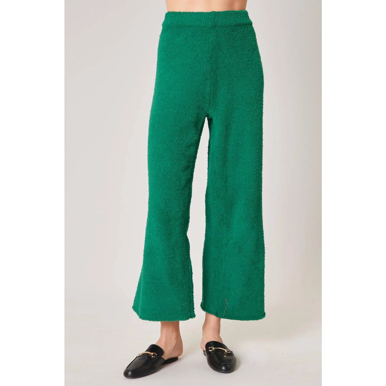 Cloud Nine Fuzzy Cropped Pants