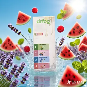 Drfog 4in1 Smart Oral Care: Metal Oral Spray, Available in Various Flavors—Instantly Freshen Your Breath for Spring Dates and Travel