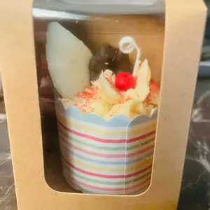 Single Cupcake Candle
