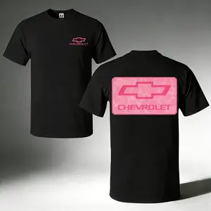 Pink Garage Graphic T-Shirt, Vintage Motor Style Tee, Truck Girl Streetwear Shirt, Unisex Cotton Casual Oversized Top