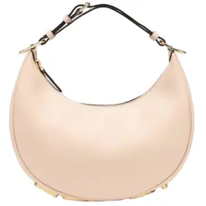 Pre-owned FENDI Calfskin Shoulder Bags BJ110220406 Fendigraphy Pink Small Size No Box