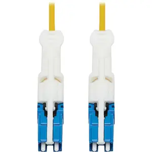 Tripp Lite TRL-N381C-05M Compact Duplex Singlemode Fiber Optic Cable - 8.3&125 OS2 LSZH, Yellow, 5 m