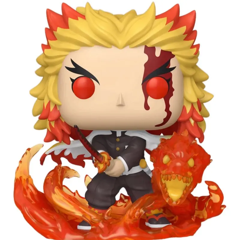 Demon Slayer Kyojuro Rengoku 9th Form Premium Funko Pop Vinyl Figure #1856