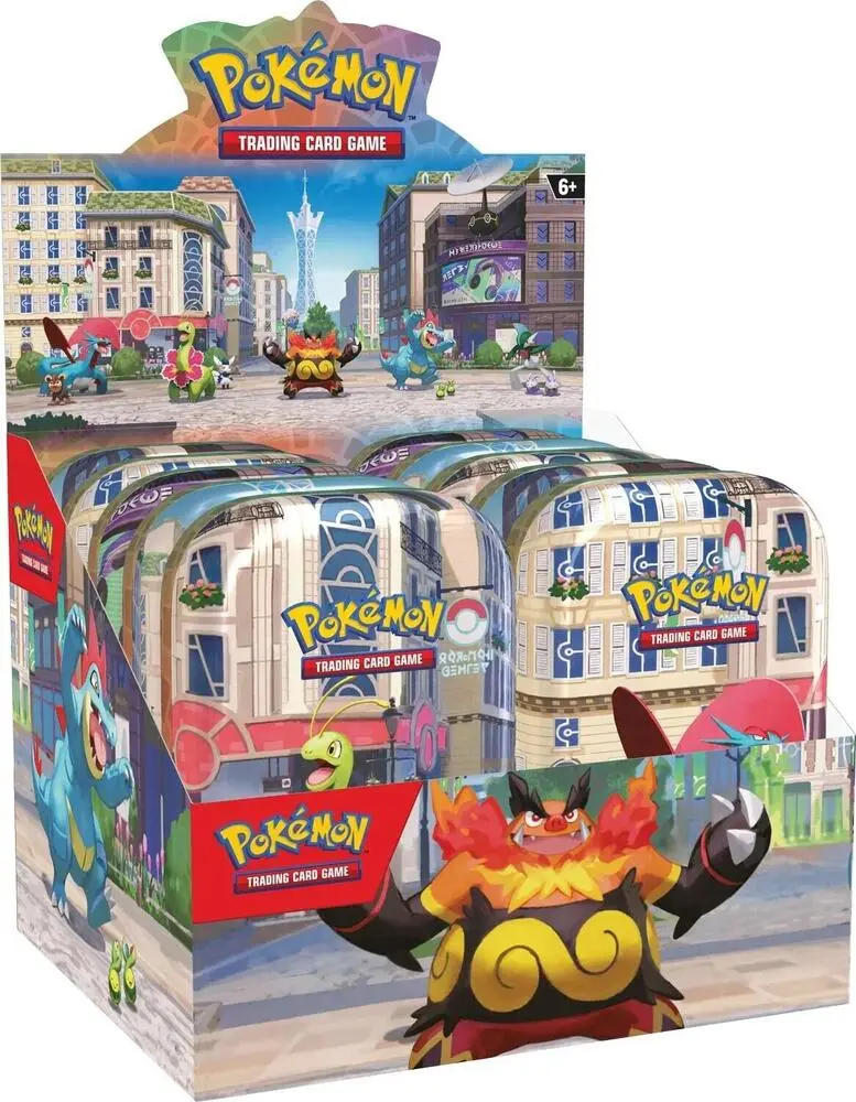 Pokemon English Lumiose City Mini Tin LIVE OPENING