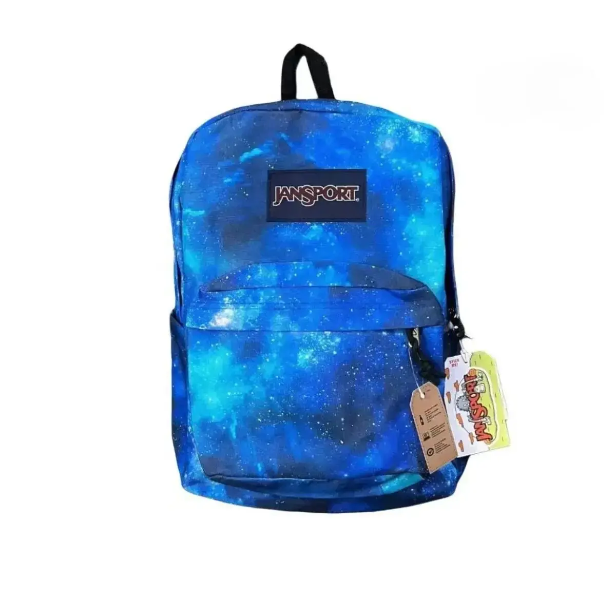 JanSport Cosmic Print Backpack - Blue Galaxy, Starry Night Aesthetic School Bookbag for Casual Campus Travel
