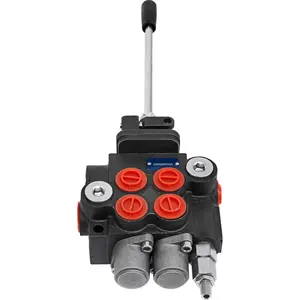 VEVOR 2 Spool Hydraulic Joystick Control Valve 11gpm Hydraulic Valve Hydraulic Directional Control Valve Double Acting Relief Valve Range Reach Up to 3600 PSI for Tractors Loaders Tanks Log SplittersVEVOR Super Brand Day