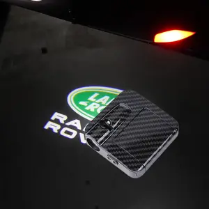 2Pcs LED Car Door Welcome Light Logo Ghost Shadow Courtesy Projector Lamp for Land Rover Range Rover Sport Evoque SVR 2003-2021