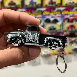Hw 1958 Ford Diecast Truck custom Keychain