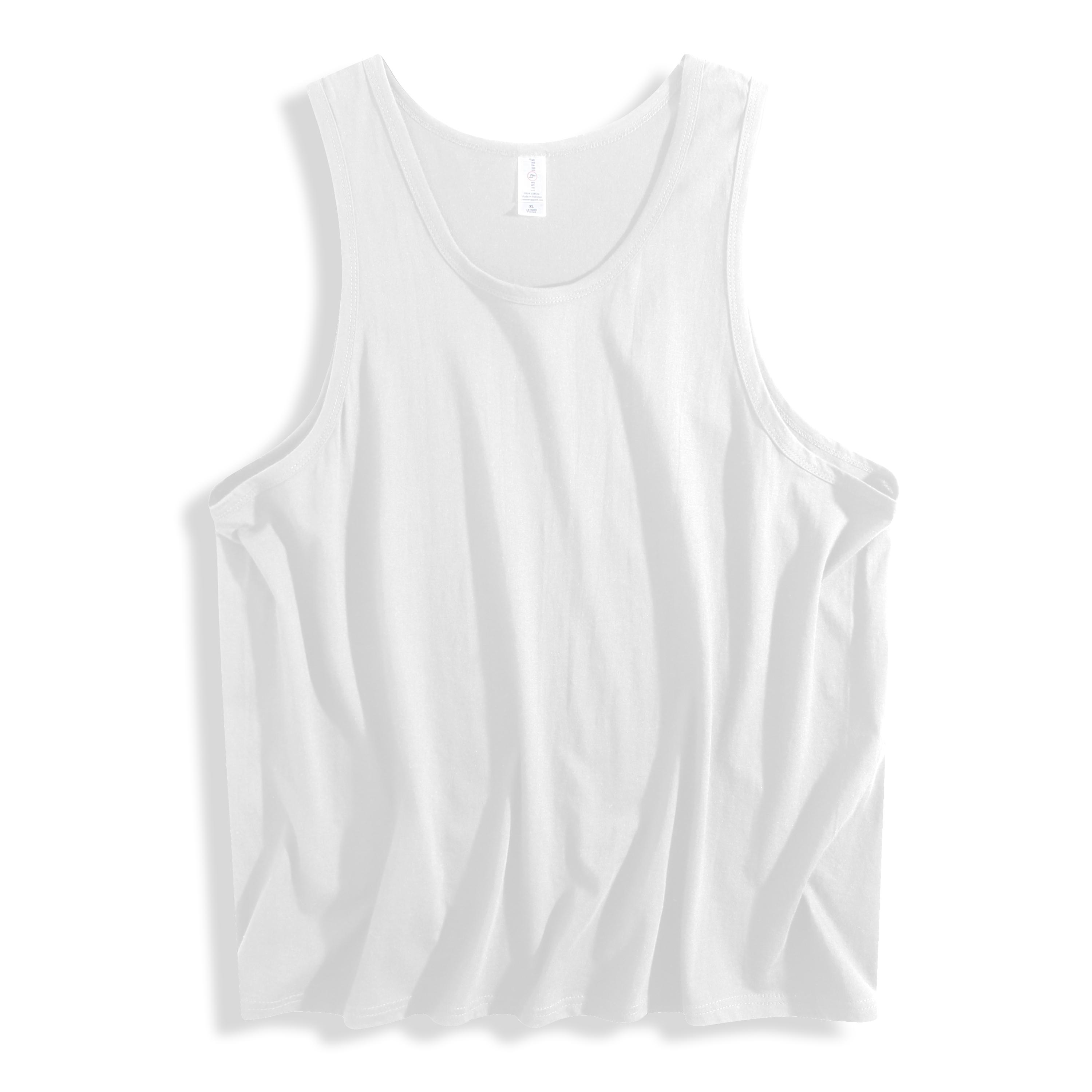 1-4 Pack Oversized 100% Cotton Plain Sleeveless Tank – Relaxed Fit Unprinted Basic for World Cup Watch Party & Casual Weekends