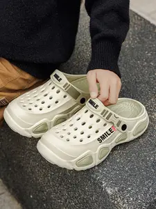 Men's Sporty Clogs, 2026 New EVA Slip-On Sandals, Adjustable Strap, Breathable & Lightweight for Casual Streetwear