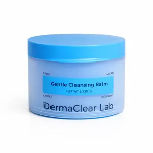 DermaClear Lab All-in-One Gentle Makeup Remover Balm | Effortless Face Eye Lip Makeup Removal | PENTA-RICE & Centella for Sensitive Skin | Hydrating with Hyaluronic Acid & Vitamin E | Natural Blackcurrant Lemon Cedar Scent