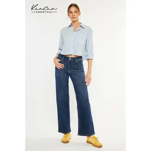 KANCAN - Samia Essentials Women's Denim High Rise Wide