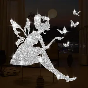 Sparkling Butterfly Elf Pattern Car Sticker, Fashion Car Exterior Decoration Sticker, Car Exterior Accessories for Car, Motorcycle, Computer, Sticker For Cars