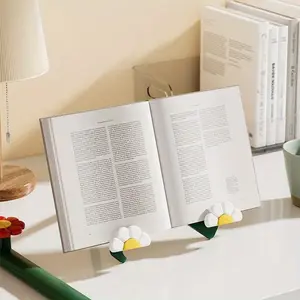 Foldable Desktop Bookshelf, Study Reading Rack, Tablet Stand Holder, Minimalist Organizer for Workstation, Simple Storage Box, Stationery Organizer