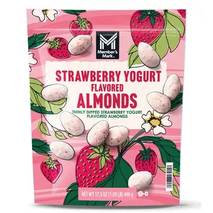 Member's Mark Strawberry Yogurt Almonds | 17.5 oz - Sweet & Crunchy Snack