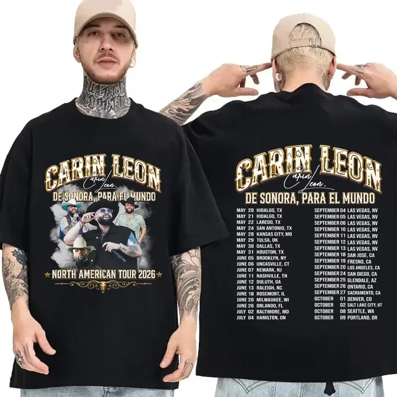 Carín León Que Vuelvas Regional Mexican Fan Collection Tee HY5414