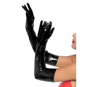 Stretchy Vinyl Opera Length Gloves Stretchy Vinyl Opera Length Gloves