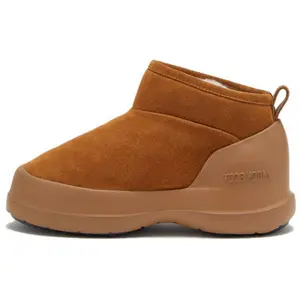 Moon Boot Luna Suede Platform Ankle Snow Boots for Women in Tan Trending Shoes, House White Official Shoes to Get / Maison Mihara Verifiable, with credentials and supporting global authentication