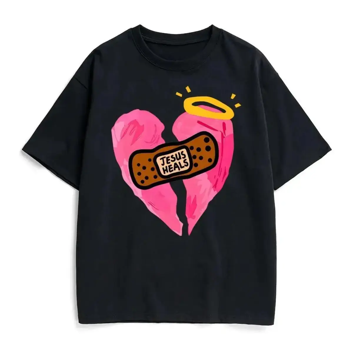 Jesus Heals Christian Cotton T-Shirt