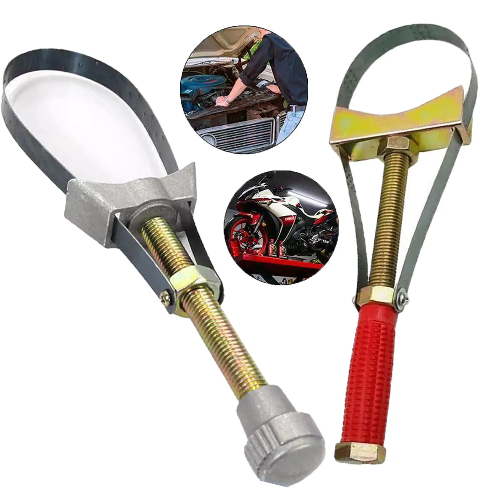 NEW Auto Car Diameter Adjustable Oil Filter Removal Strap Wrench Tool,Car Oil Filter Wrench.