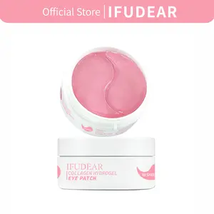 [IFUDEAR Official] The Peptide Collagen Hydrogel Eye Patch 60 Patches Reduce Puffiness Hydrate Under-Eye Bags in 10 Minutes,For the look of Wrinkles, Fine Lines and Dark Circles, Collagen Targeting Biotech Under Eye Brightener