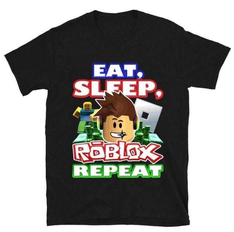 Youth & Adult Roblox Repeat Roblox Shirt Showcasing Nostalgic and Iconic Gaming Artwork
