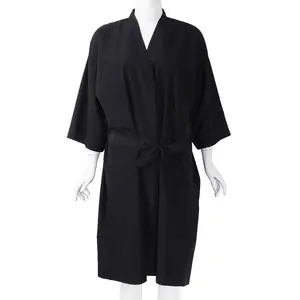 Salon Client Gown Lightweight Quick-dry Kimono Style Hair Gown for Clients