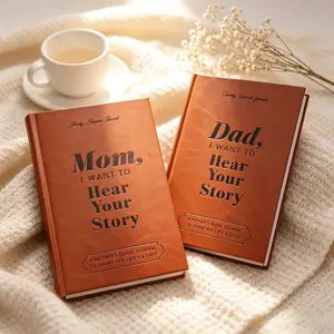 Mother's Day Gift for Mom & Dad – "I Want to Hear Your Story" Guided Journal – A Heartfelt Diary for Parents to Write Their Life Memories – Hardcover Keepsake