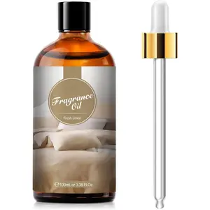 3.38FL.OZ Fresh Linen Fragrance Oils for Aromatherapy, Essential Oils for Diffusers for Home, Perfect for Diffuser, DIY Candle and Soap Making, DIY Scented Products