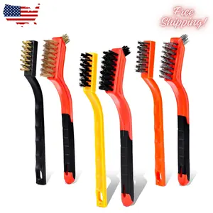 Wire Brush Set, 6 Pcs Professional Wire Brushes