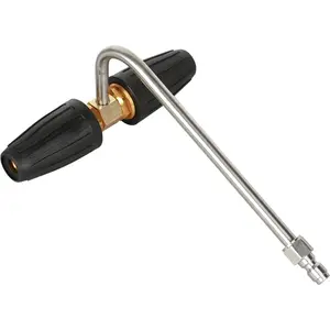 Pressure Washer Gutter Cleaner, Two Rotating Nozzles, 1/4 Inch Quick Connect, 4000 PSI
