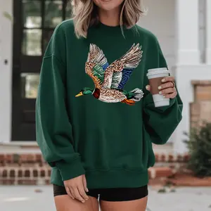 Faux Diamond Mallard Gildan Crewneck Sweatshirt