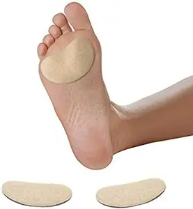 Premium Adhesive Moleskin Kidney Metatarsal Pads - 3 Inches