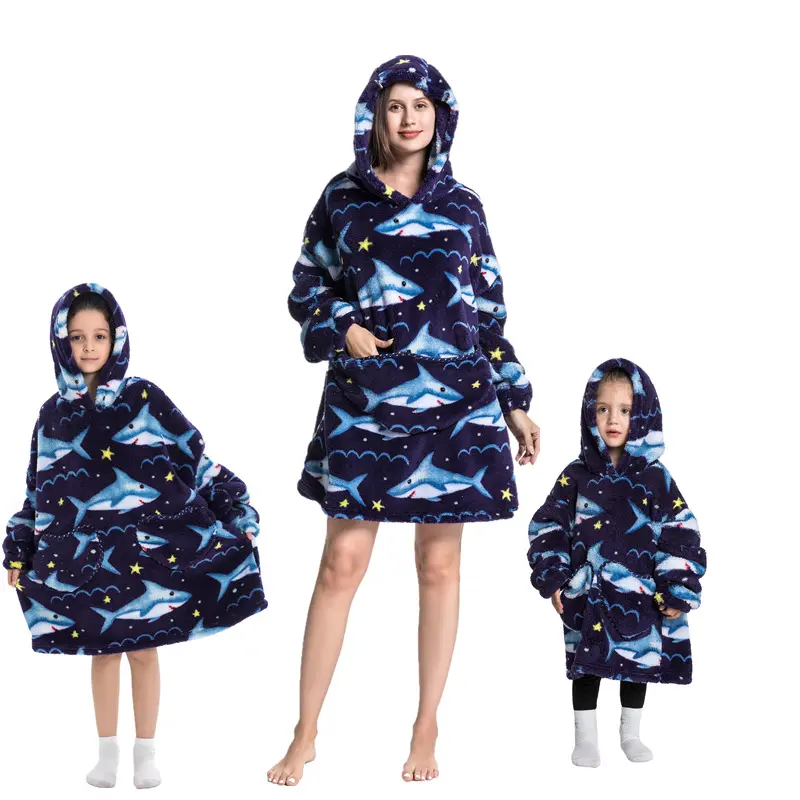 Cartoon Pattern Hooded Blanket, 1 Piece Kids Oversized Blanket Hoodie, Soft Comfortable Warm Throw Blanket, Blanket Hoodies with Pocket, Bedding Supplies for Home Bedroom Boys Girls Cartoon Pattern Hooded Blanket, 1 Piece Kids Oversized Blanket Hoodie, Soft Comfortable Warm Throw Blanket, Blanket Hoodies with Pocket, Bedding Supplies for Home Bedroom Boys Girls