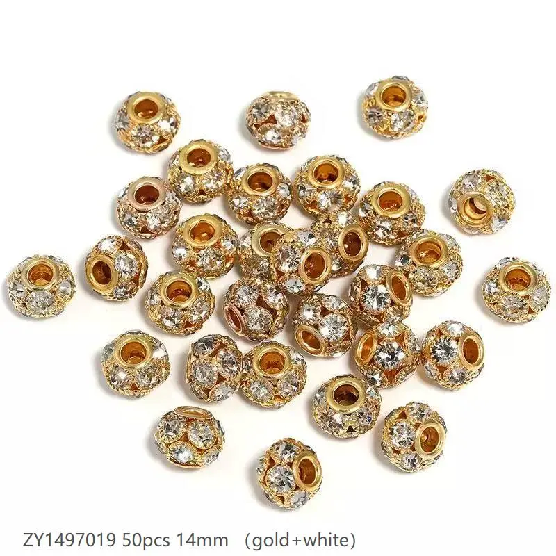 #147 (14mm 50pcs) Gold ZY1497019