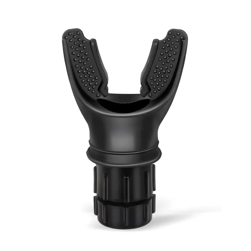 Portable Breathing Trainer with Adjustable Resistance Settings for Enhanced Strength and Endurance, Exercise Trainer - Lightweight, Black