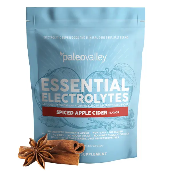 Essential Electrolyte Drink Mix Powder - Organic Daily Dietary Supplement, 1 Scoop, Sip Done, 30 Servings