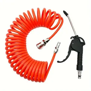 Air Blow Gun, Portable Dust Removal Cleaning Tool with 236.22 Inch Pneumatic Hose Tube, Compressor Accessories, Power Tool Accessories