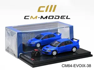 CM MODEL 1:64 SCALE Mitsubishi Lancer Evo IX with engine