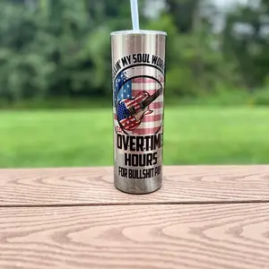 Oliver Anthony Silver Tumbler