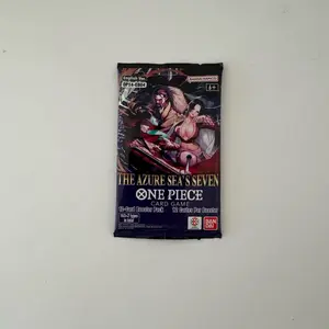 Bandai Namco One Piece TCG The Azure Sea's Seven Card Game 10-Card Booster Pack 10 Cards Per Booster