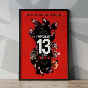 oceans-13 Movie Poster| Movie Canvas | Wall Art| Poster Unframed| Cover Poster| Canvas Print| Canvas Poster