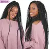 36 Inches Full Lace Premium Synthetic Fiber Knotless Bohemian Box Braided Wigs Wavy SuperNova Hair DM to Pre-cut Lace #SohoChic #TikTokShopStockUp #DealsForYouDays Boho Braiding Wig