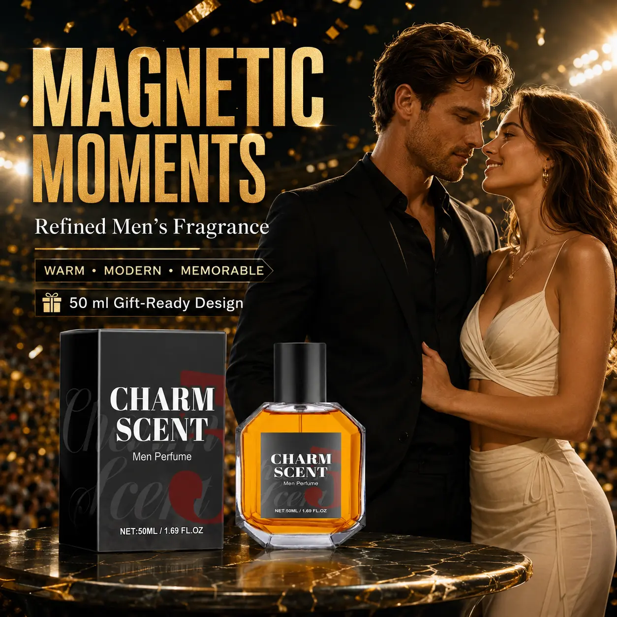 Woody Cologne for Men Long Lasting Pheromone Fragrance Cedarwood Amber Musk Eau De Parfum Bergamot Lavender Scent Date Night Wear 50ml Premium Gift Box Refined Modern Memorable Signature Scent Smellmaxxing Gift for Him Anniversary Graduation Christmas