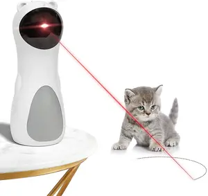 【Adjustable Automatic Laser Light Toy for Cats】: The exciting laser moves randomly across floors and walls which appeals to the natural hunting instinct of cats. keeping active and developing your Feline’s natural stalking instincts.